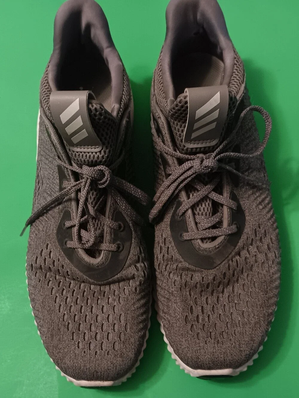 Adidas Alphabounce 1 Running Shoes (GV8826) Preowned Triple Gray Men's Sz 10.5
